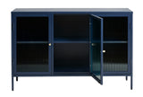 IDEAZ 1147UFDBlue Steel Sideboard Blue & Golden 1147UFD