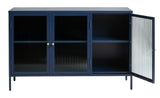 IDEAZ 1147UFDBlue Steel Sideboard Blue & Golden 1147UFD