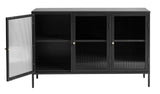 IDEAZ 1148UFDBlack Steel Sideboard Black & Golden 1148UFD