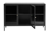 IDEAZ 1148UFDBlack Steel Sideboard Black & Golden 1148UFD