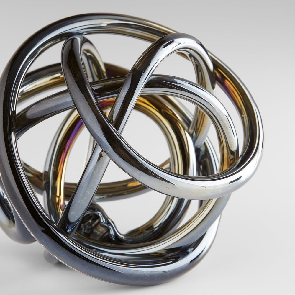 Fuso Sphere Iridescent 11492 Cyan Design