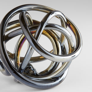 Fuso Sphere Iridescent 11492 Cyan Design