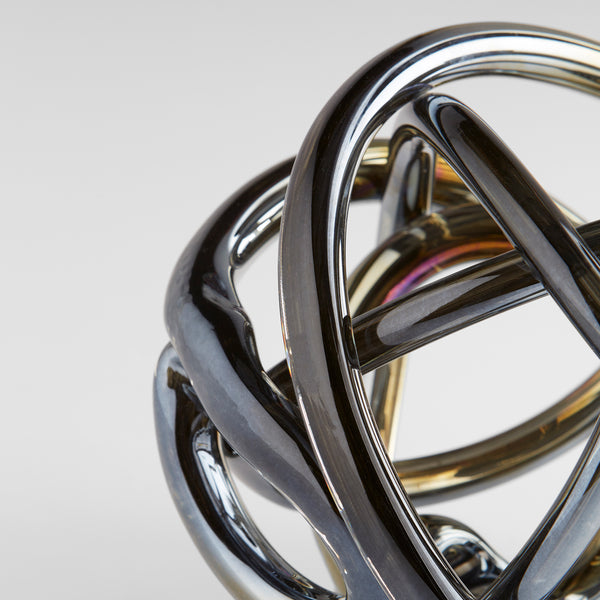 Fuso Sphere Iridescent 11492 Cyan Design