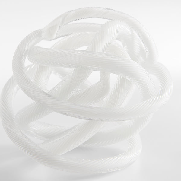 Interlace Sphere White 11493 Cyan Design