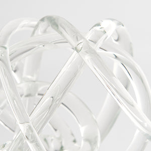 Knotty Sphere Clear 11494 Cyan Design