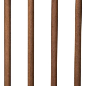 Baxton Studio Baxton Studio Abel Classic Walnut Brown Platform Bed with Elegant Spindle Headboard and Turned Legs King MG0064-Walnut-King