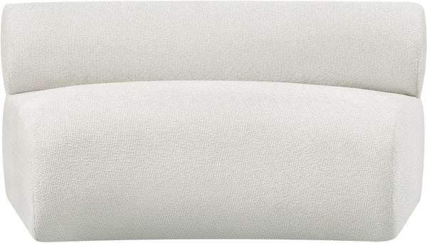 Bale Cream Chenille Fabric Modular Chair 114Cream-C Meridian Furniture