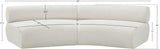 Bale Cream Chenille Fabric Modular Sofa 114Cream-S2A Meridian Furniture