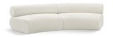 Bale Cream Chenille Fabric Modular Sofa 114Cream-S2A Meridian Furniture