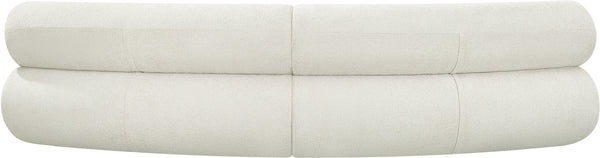 Bale Cream Chenille Fabric Modular Sofa 114Cream-S2A Meridian Furniture