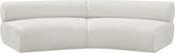 Bale Cream Chenille Fabric Modular Sofa 114Cream-S2A Meridian Furniture