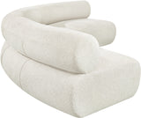 Bale Cream Chenille Fabric Modular Sofa 114Cream-S3A Meridian Furniture