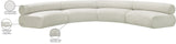 Bale Cream Chenille Fabric Modular Sofa 114Cream-S4A Meridian Furniture