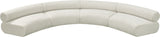 Bale Cream Chenille Fabric Modular Sofa 114Cream-S4A Meridian Furniture