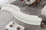 Bale Cream Chenille Fabric Modular Sofa 114Cream-S4B Meridian Furniture