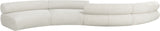 Bale Cream Chenille Fabric Modular Sofa 114Cream-S4B Meridian Furniture