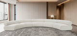 Bale Cream Chenille Fabric Modular Sofa 114Cream-S5A Meridian Furniture