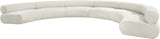 Bale Cream Chenille Fabric Modular Sofa 114Cream-S6A Meridian Furniture