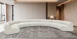 Bale Cream Chenille Fabric Modular Sofa 114Cream-S7A Meridian Furniture