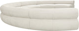 Bale Cream Chenille Fabric Modular Sofa 114Cream-S7A Meridian Furniture