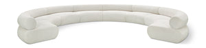 Bale Cream Chenille Fabric Modular Sofa 114Cream-S8A Meridian Furniture