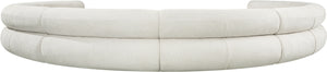 Bale Cream Chenille Fabric Modular Sofa 114Cream-S8A Meridian Furniture