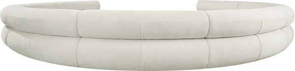 Bale Cream Chenille Fabric Modular Sofa 114Cream-S9A Meridian Furniture