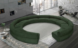 Bale Green Chenille Fabric Modular Sofa 114Green-S10A Meridian Furniture