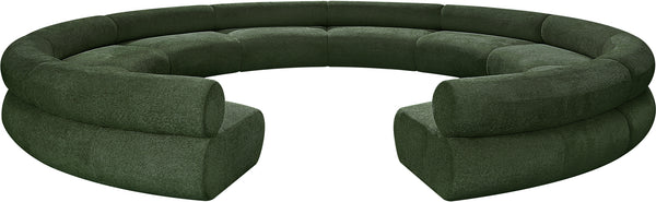 Bale Green Chenille Fabric Modular Sofa 114Green-S10A Meridian Furniture
