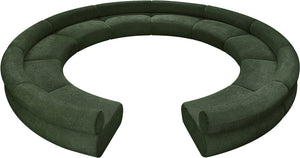 Bale Green Chenille Fabric Modular Sofa 114Green-S10A Meridian Furniture
