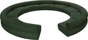 Bale Green Chenille Fabric Modular Sofa 114Green-S10A Meridian Furniture