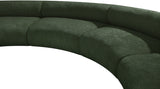 Bale Green Chenille Fabric Modular Sofa 114Green-S10A Meridian Furniture