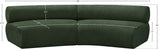 Bale Green Chenille Fabric Modular Sofa 114Green-S2A Meridian Furniture