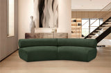 Bale Green Chenille Fabric Modular Sofa 114Green-S2A Meridian Furniture