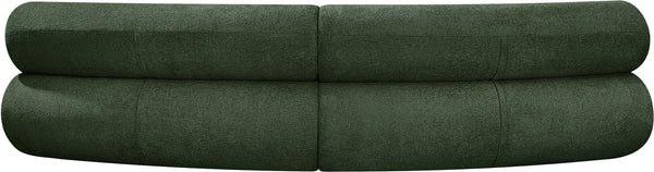 Bale Green Chenille Fabric Modular Sofa 114Green-S2A Meridian Furniture