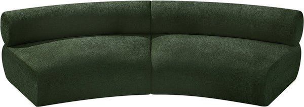 Bale Green Chenille Fabric Modular Sofa 114Green-S2A Meridian Furniture