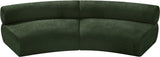 Bale Green Chenille Fabric Modular Sofa 114Green-S2A Meridian Furniture