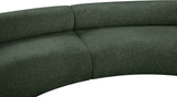 Bale Green Chenille Fabric Modular Sofa 114Green-S2A Meridian Furniture