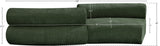 Bale Green Chenille Fabric Modular Sofa 114Green-S2B Meridian Furniture