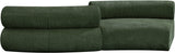 Bale Green Chenille Fabric Modular Sofa 114Green-S2B Meridian Furniture