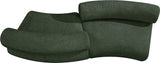 Bale Green Chenille Fabric Modular Sofa 114Green-S2B Meridian Furniture