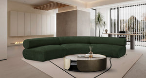 Bale Green Chenille Fabric Modular Sofa 114Green-S3A Meridian Furniture