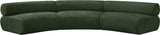 Bale Green Chenille Fabric Modular Sofa 114Green-S3A Meridian Furniture