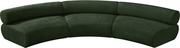 Bale Green Chenille Fabric Modular Sofa 114Green-S3A Meridian Furniture