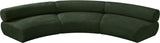 Bale Green Chenille Fabric Modular Sofa 114Green-S3A Meridian Furniture