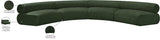 Bale Green Chenille Fabric Modular Sofa 114Green-S4A Meridian Furniture