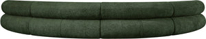 Bale Green Chenille Fabric Modular Sofa 114Green-S4A Meridian Furniture
