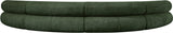 Bale Green Chenille Fabric Modular Sofa 114Green-S4A Meridian Furniture