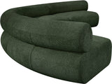 Bale Green Chenille Fabric Modular Sofa 114Green-S4A Meridian Furniture