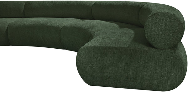 Bale Green Chenille Fabric Modular Sofa 114Green-S4A Meridian Furniture